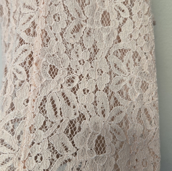 Love on a hanger Lace Halter top Pink L - Picture 6 of 8